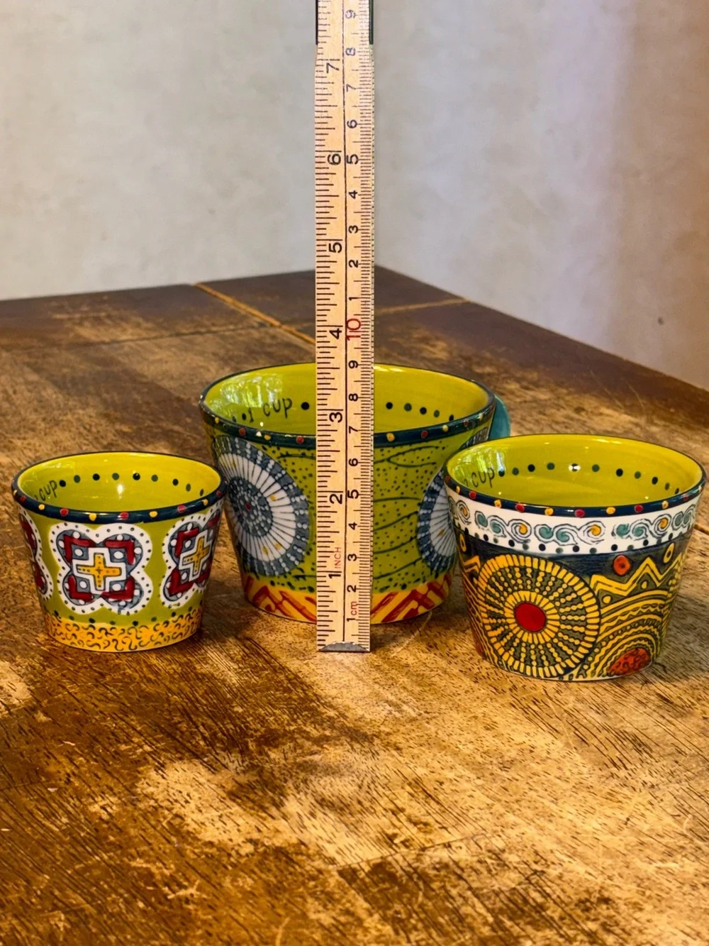 Anthropologie 3pc measuring cup set